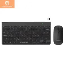 H'maston JP-102 Kit Teclado E Mouse Sem Fio Silencioso Usb Slim 2.4ghz