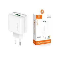 H'maston Y24-4 Carregador 25w Fonte Torre Carregar Celular Portátil 2 Usb 5.1A