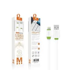 H'maston H137 Cabo De Carga Super Rápida Cabo entrada usb V8 Tipo C IOS 3 Metros