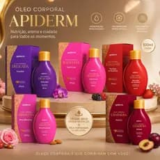 Óleo Corporal Apiderm Apinil 100 g Com óleo de Amêndoas KIT 3 UNIDADES