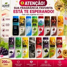 KIT 12 Sabonete Íntimo Feminino 200ml APINIL - Fragrâncias Refrescantes