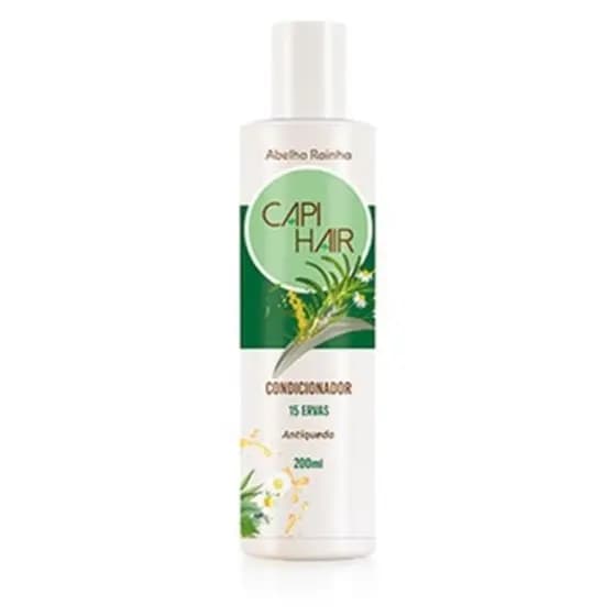 Condicionador Antiqueda 15 Ervas Capi Hair Abelha Rainha 200 Ml