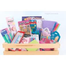 Kit Papelaria Fofa Criativa - Básico/Premium/Luxo - Menina/Feminino -  Lápis/caneta e borracha
