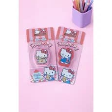 2 borrachas Hello Kitty Menina Feminina Rosa Gatinha Papelaria Fofa Criativa Escolar Escritório Home Office