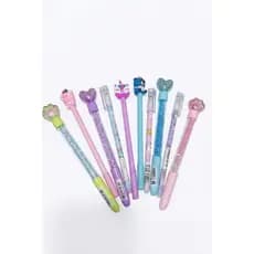 Kit 5 Canetas Kawaii Gel Ponta Fina Papelaria Fofa Anotações Criativo Aleatório Sortidas