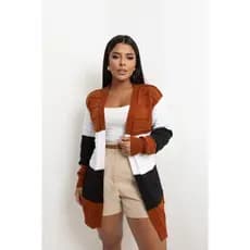 Cardigan Tricot Inverno Moda Feminina Blusa Tricot | Casaco Trico Inverno Max Cardigan Lover
