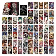 30 Unidades/Pacote GACHIAKUTA Cartão Laser Rudo Enjin Zanka Nijiku Riyo Rippa De Impressão Dupla Face LOMO Anime Cartões