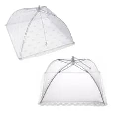 Tela Protetor de Alimentos Cobre Bolo Mosqueteiro Tule 35cm/43cm