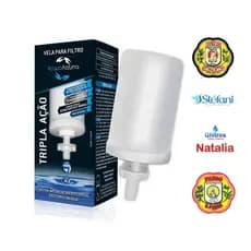 Vela Filtro Barro Universal Tripla Ação Alcalina PREMIUM PH+