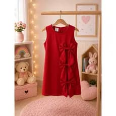 vestido infantil elegante, vestido infantil festa, vestido com 3 laços, vestido social  pra festa,