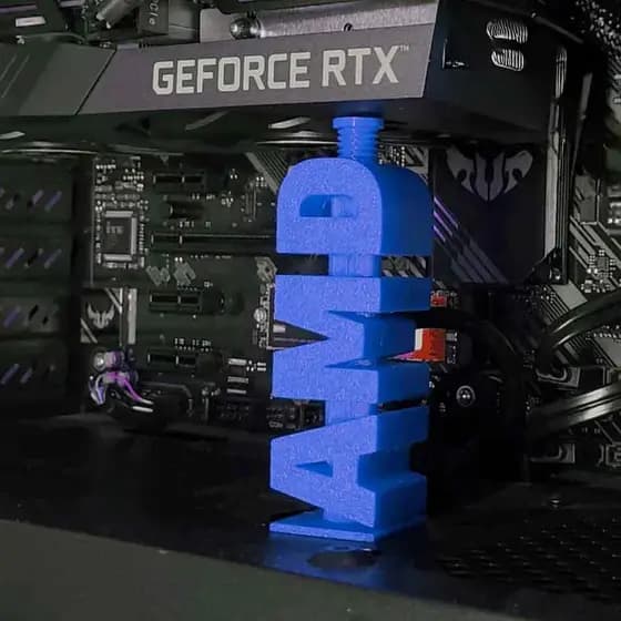 Suporte Vertical Decorativo De Placa De Vídeo Universal altura regulagem AMD Nvidia Asus Gigabyte Estilo