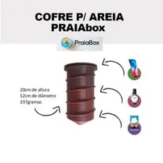 Guarda Treco Parafuso Cofre para Praia Cor Sortido