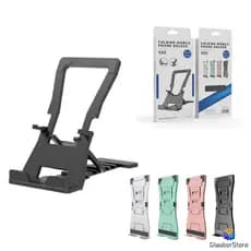 Suporte Para Celular De Mesa Universal E Tablet Ajustavel Ipad Video Aulas