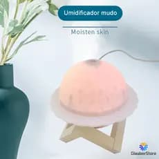 Luminária Umidificador De Ar Lua Saturno Planeta 3D Grande Capacidade