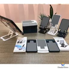Suporte Para Celular E Tablet Dobrável Ajustável Portátil Apoio de Mesa Celulares