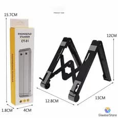 Suporte Para Tablet Netbook Notebook Ergonômico Base Dobrável Ajustável Mesa Celulares