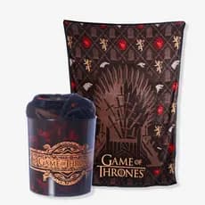 Kit Manta e Balde de Pipoca Game of Thrones