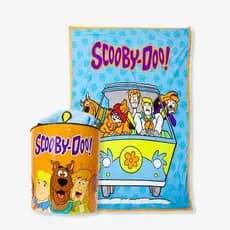Kit Manta e Balde de Pipoca SCOOBY DOO