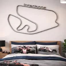 Pista Interlagos - Decoração F1 - Decoração Interlagos - Quadro Carro