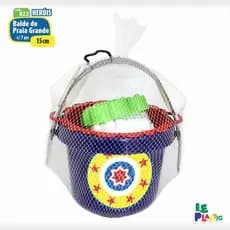 Baldinho de praia Baldinho 15cm c/ Acessorios - Leplastic