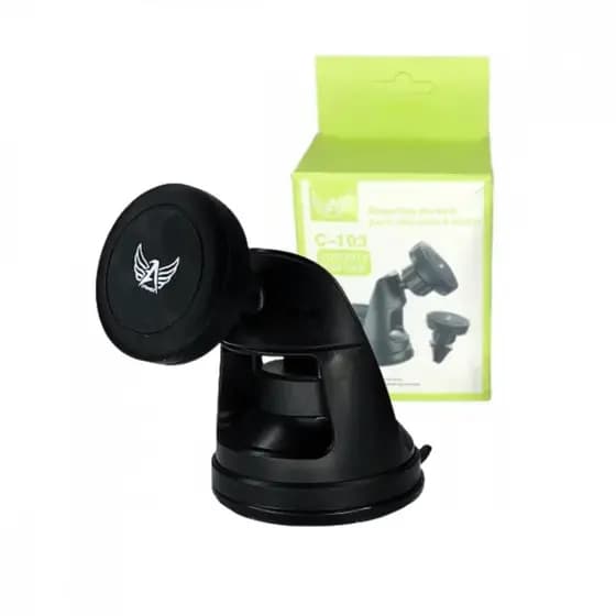 Suporte Veicular Para Celular 2 em 1 Com Imã Painel e Saída de Ar Altomex C-103