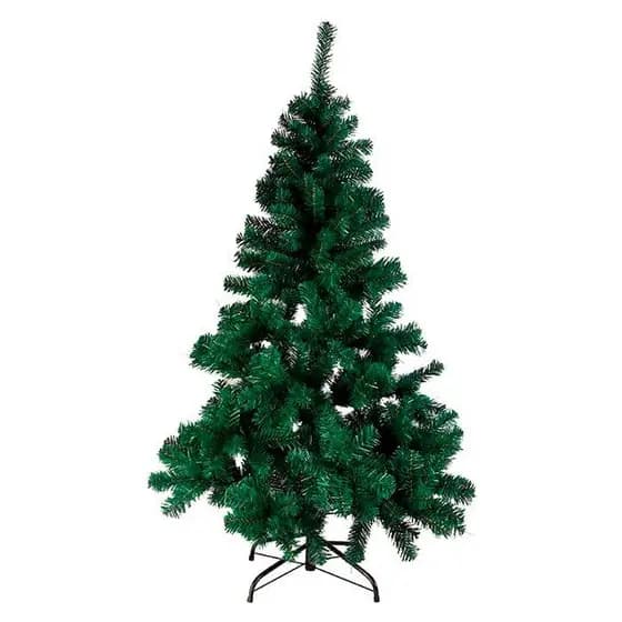 ARVORE VERDE PREMIUM 150CM 500 GALHOS PÉ DE METAL