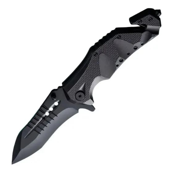 Canivete Mtech Tático Aço Full Black camping pesca