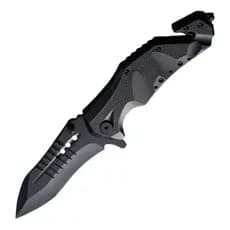 Canivete Mtech Tático Aço Full Black camping pesca