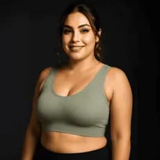 Sutiã Plus Size Bojo Removível Top Regata Cropped Não Marca EXG Reforçado 46 ao 54
