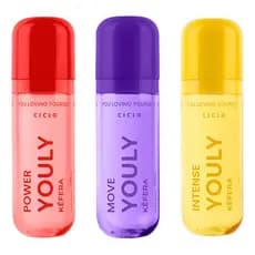 Kit 3 Body Splash Desodorante Corporal Youly By Kéfera 200ml