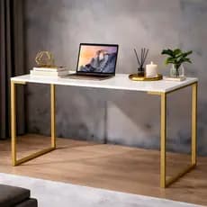 Mesa Escrivaninha Industrial 90x45cm Para Computador Notebook Escritório Home Office