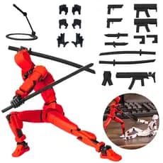 Boneco Dummy 13 Articulado Montagem 3D Presente Criativo Crianças Artistas Anatomia Stop Motion Desenho Ilustração