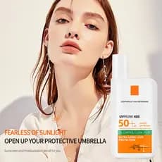 Loção Protetora Solar SPF50 + , Leve , Não Gordurosa , Para Rosto E Corpo , Proteção UV , Hidratante Duradouro , Refresc