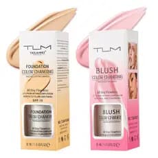 Base De Maquiagem TLM Corretivo Líquida Para Mudança De Cor , Creme De Cobertura De BB De Tom De Pele Quente Impecável T