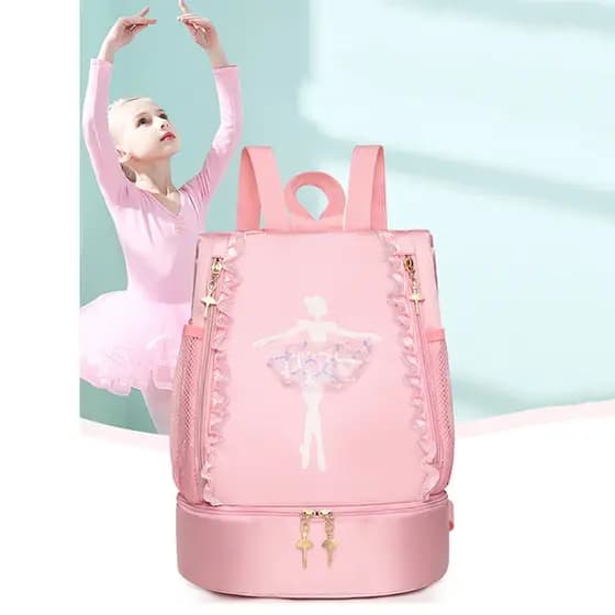 Saco de dança crianças mochila latina Ballet saco de escola menina princesa dança saco
