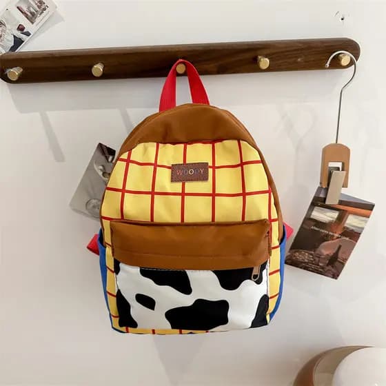 Mochila de Estilo Japonês Leve Simples de Ombro Duplo Grande Capacidade para Meninos e Meninas da Jardim de Infância Moc