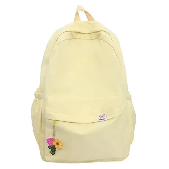 Mochila leve e simples para estudantes universitárias, mochila escolar, mochila de grande capacidade estilo campus de en