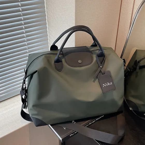 Bolsa de Viagem de Grande Capacidade para Curta Distância, Bolsa de Mão Feminina, Leve e Fashionável, Mala de Viagem, Bo