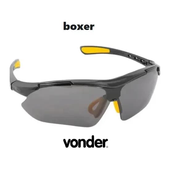 Oculos De Proteção Epi Segurança Visao Tatico modelo boxer FUME