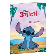 Livro Stitch Leitura e Desenhos Para Colorir