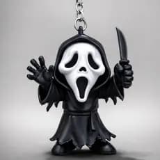 Chaveiro Ghostface  - Todo Mundo em Pânico - Em Impressão 3d