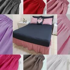 Saia para Cama Box com 1 Elástico Solteirão Diversas Cores