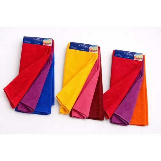 Kit panos para limpeza microfibra 40x40cm Toalha Magica