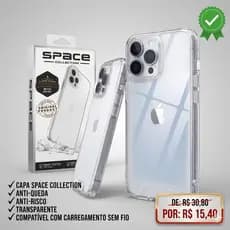 CAPINHA TRANSPARENTE ORIGINAL PREMIUM – ANTI AMARELAMENTO + ANTI IMPACTO | PROTEÇÃO TOTAL + 50% OFF