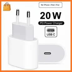 Carregador turbo - Carregador 20W usb tipo c - Fonte tipo C - Fonte de carregar - carregador de celular completo