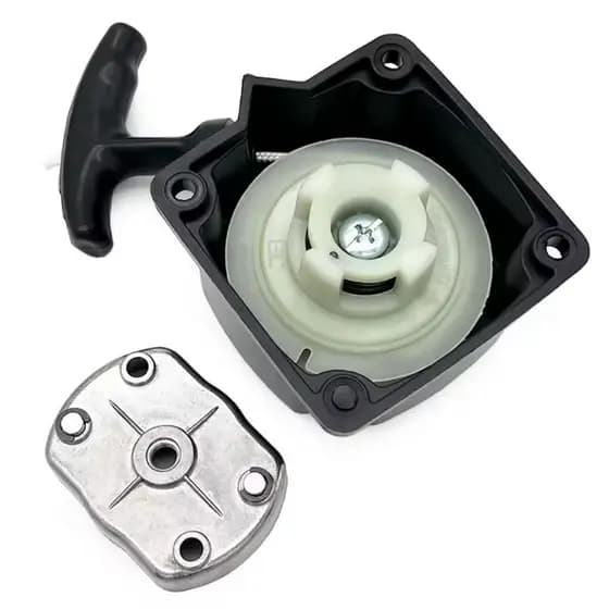Corda De Partida + PRATO Partida Para Roçadeira Nakasaki Siga Tools Vulcan Terra Puxador Retrátil