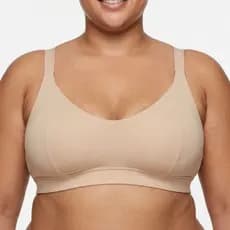 Sutiã Top Plus Size sem Bojo e sem Aro com Alça Larga Regulável Super Confortável Alta Sustentação