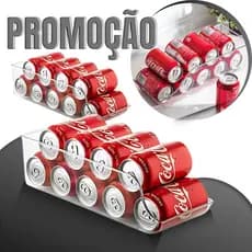 Organizador Multiuso Porta Latas Para Geladeira Armário Acrilico