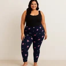 Calça Pijama Feminino Plus Size Adulto Suede Roupa De Dormir G1 G2 G3 G4 Avulsa