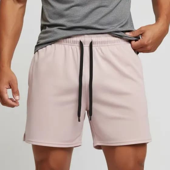 Shorts Masculino DryFit Elastano Bermuda Treino Academia Moda Fit Bege Uso Diário Envio Imediato
